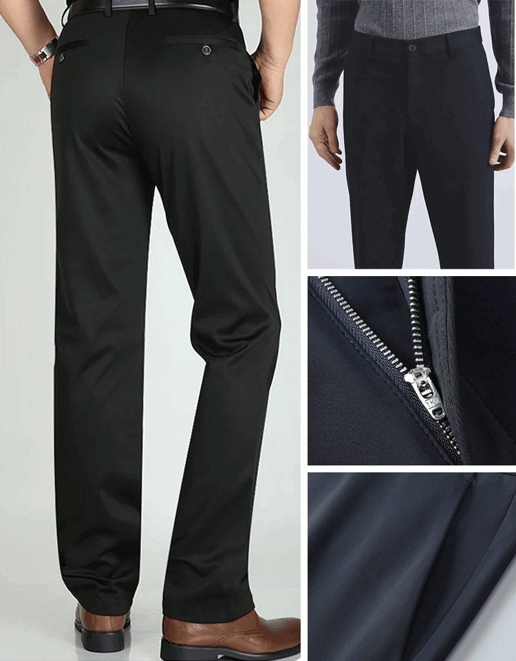 🔥Heißer Verkauf🔥(50% Rabatt)Gerade Business-Hose aus Samt für Herren
