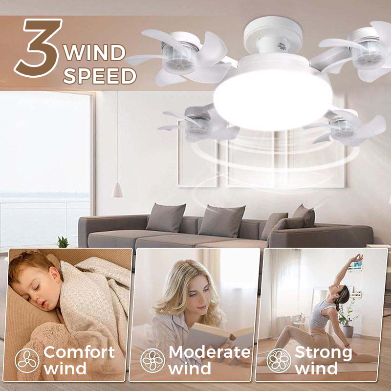 🔥Letzter Tag 50% OFF🔥-Ferngesteuerte LED-Deckenventilatorleuchte
