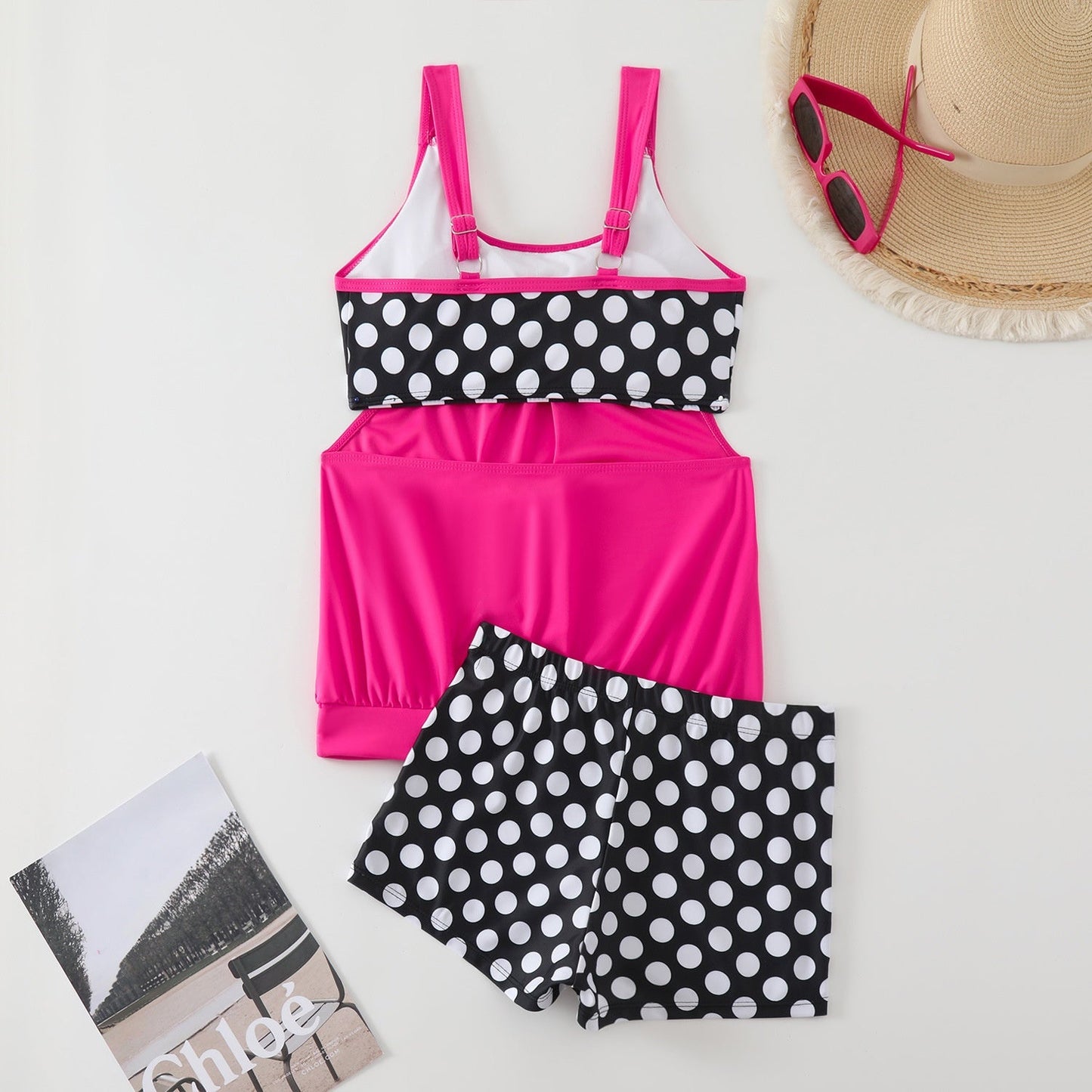 🏖️ Heißer Sommer – 49 % RABATT 👙 Zweiteiliges Damen-Bikini-Set mit Polka-Dots