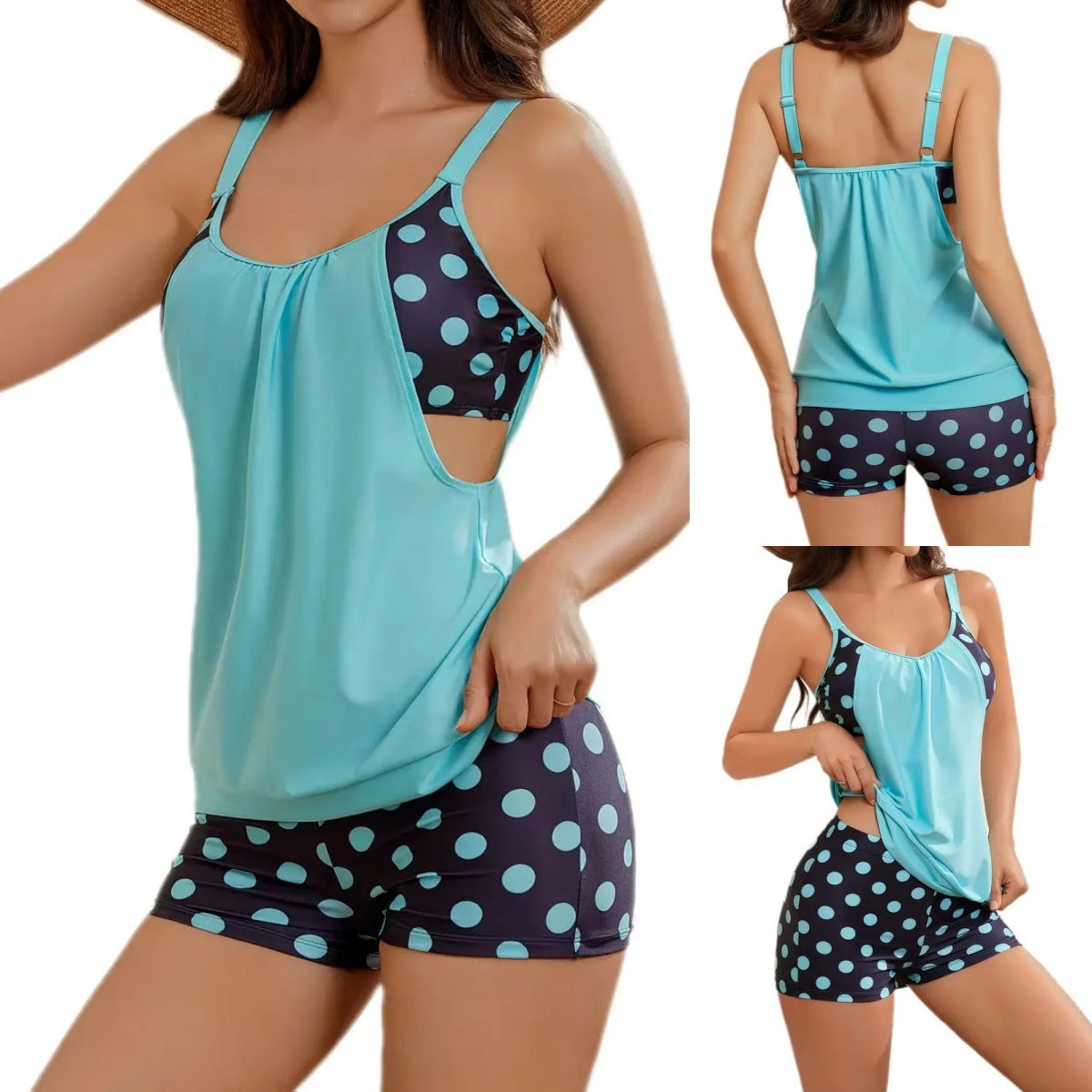 🏖️ Heißer Sommer – 49 % RABATT 👙 Zweiteiliges Damen-Bikini-Set mit Polka-Dots