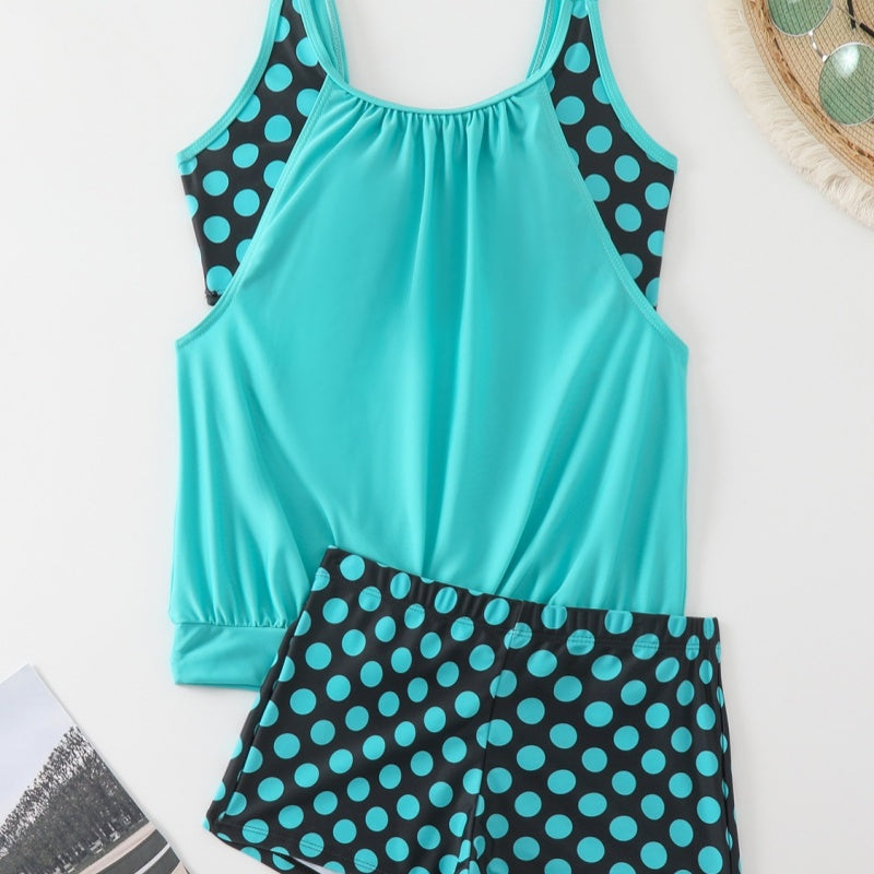 🏖️ Heißer Sommer – 49 % RABATT 👙 Zweiteiliges Damen-Bikini-Set mit Polka-Dots