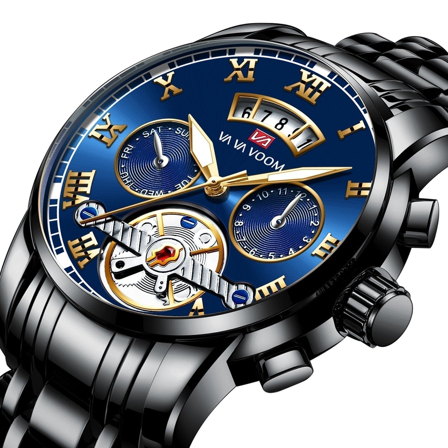 ✨Hochwertige wasserdichte leuchtende Uhr⌚2025 New Business Herrenuhr