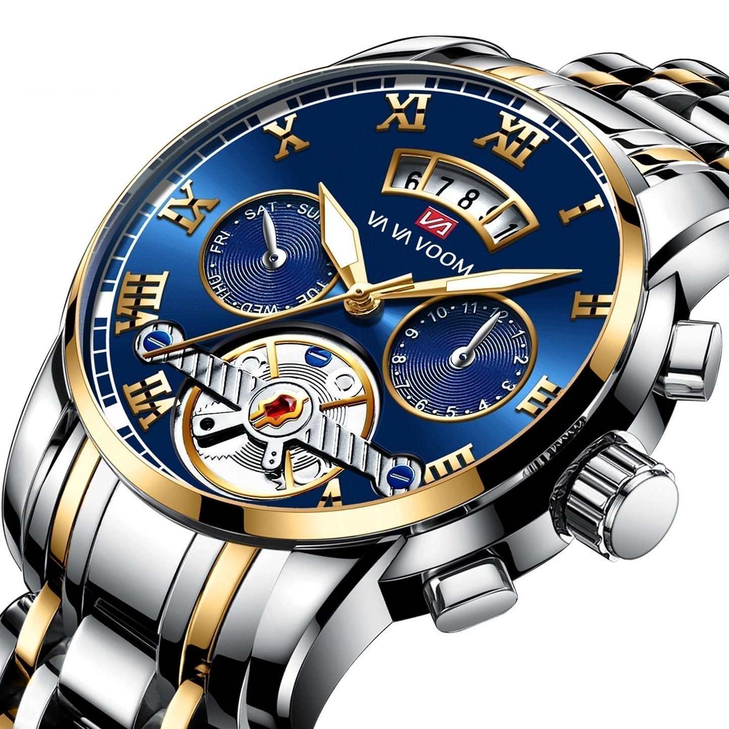✨Hochwertige wasserdichte leuchtende Uhr⌚2025 New Business Herrenuhr