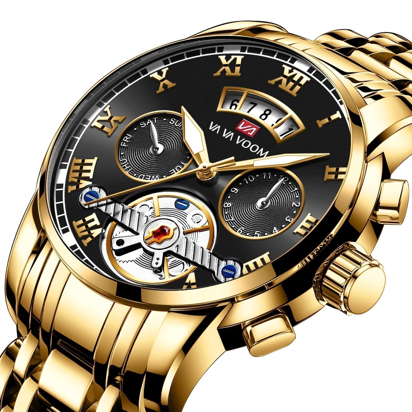 ✨Hochwertige wasserdichte leuchtende Uhr⌚2025 New Business Herrenuhr