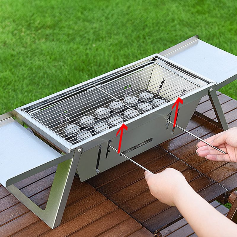 🔥Klappbarer Edelstahl-Grill für draußen💥