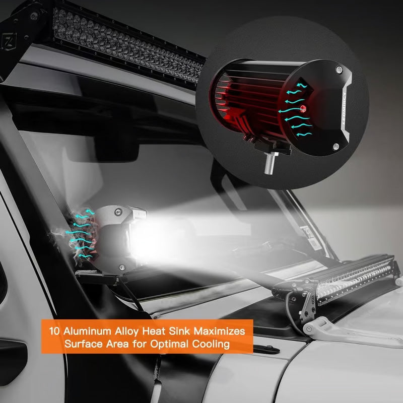 Leistungsstarker LED-Lichtleistensatz für Autos