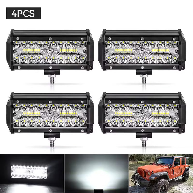 Leistungsstarker LED-Lichtleistensatz für Autos