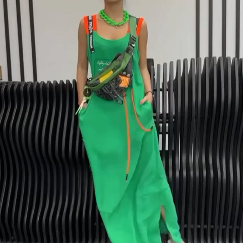 💥Heißer Verkauf 💥Lässiges, ärmelloses Kleid mit Print für Damen