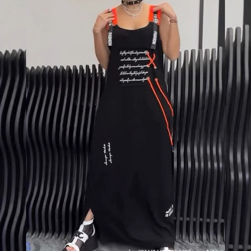 💥Heißer Verkauf 💥Lässiges, ärmelloses Kleid mit Print für Damen