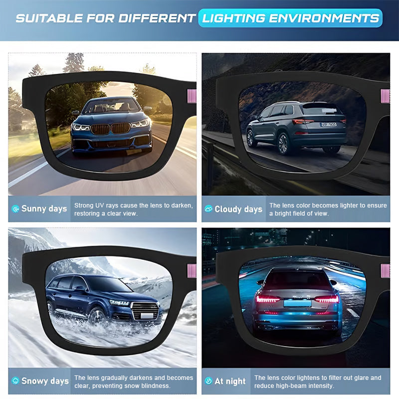 Photochrome Polarisations-Sonnenbrille | 50% reduziert | UV400 & Blaulichtfilter