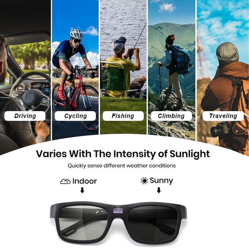 Photochrome Polarisations-Sonnenbrille | 50% reduziert | UV400 & Blaulichtfilter