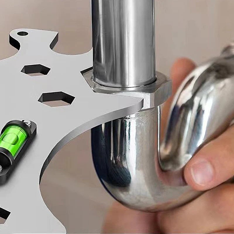 ⏳Begrenzte Zeit 50% Rabatt💥✨Das ideale Werkzeug für Ihr Badezimmer✨ Multifunktionaler Wasserwaagen-Schlüssel für das Badezimmer
