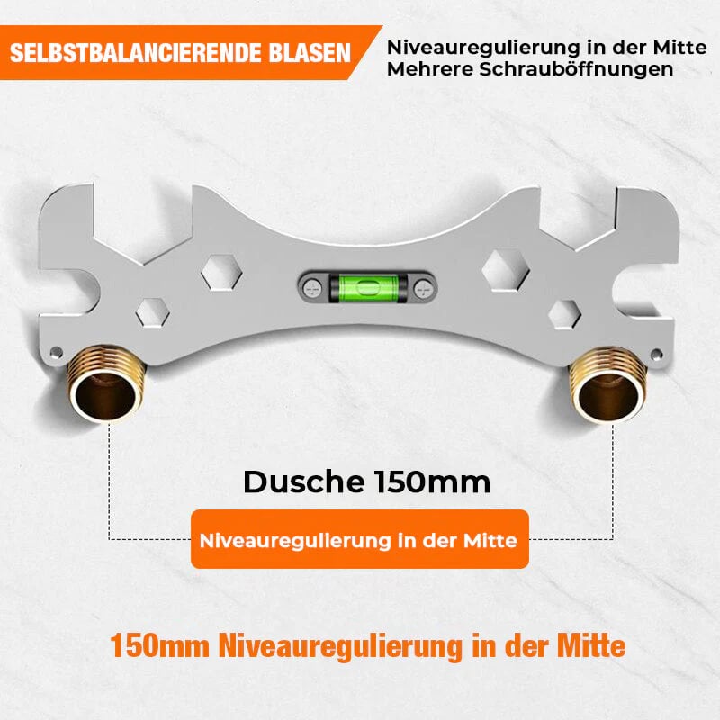 ⏳Begrenzte Zeit 50% Rabatt💥✨Das ideale Werkzeug für Ihr Badezimmer✨ Multifunktionaler Wasserwaagen-Schlüssel für das Badezimmer