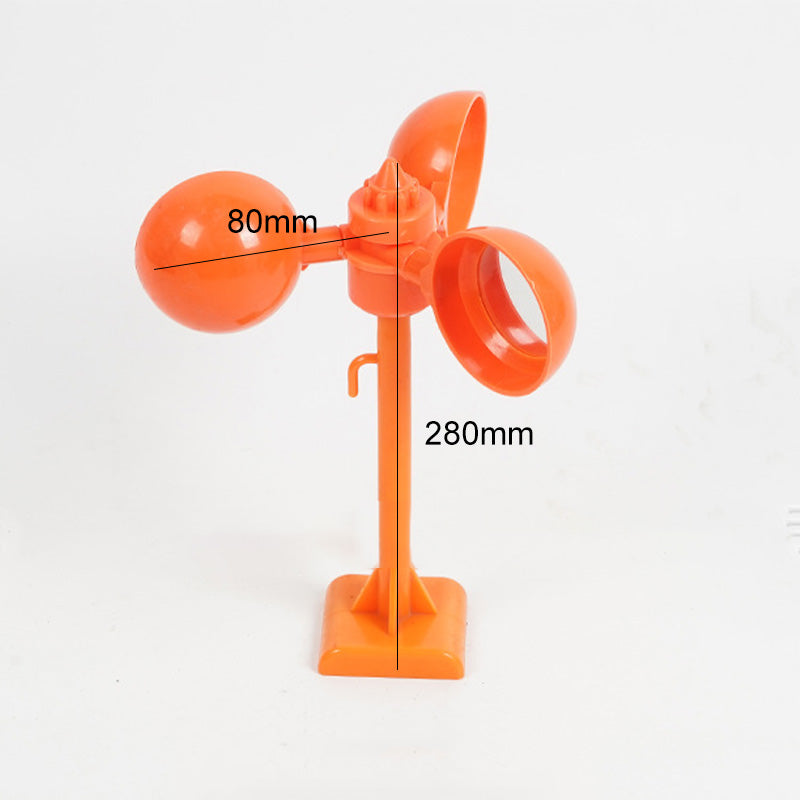 Vogelscheuche mit Reflektor und Windmaschine mit Sound