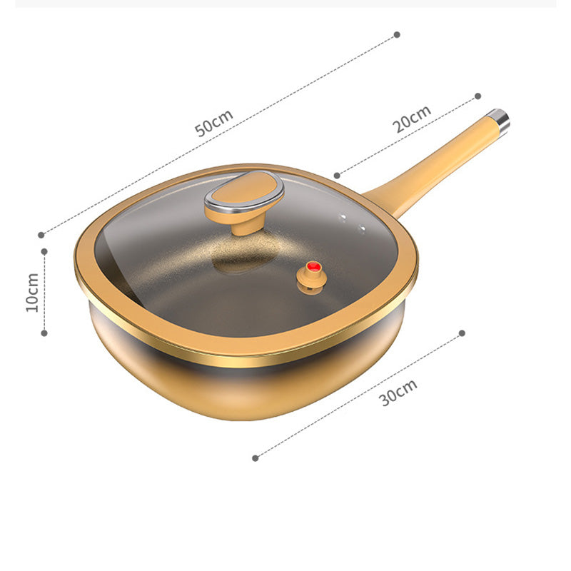 ⏳Zeitlich begrenztes Angebot⏰ 12 Zoll (30 cm) Titanium Anti-Haft-Topf mit Deckel