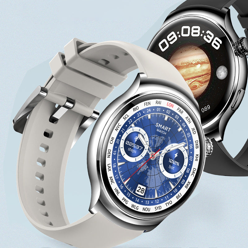 🔥Multifunktionale runde Sport-Smartwatch