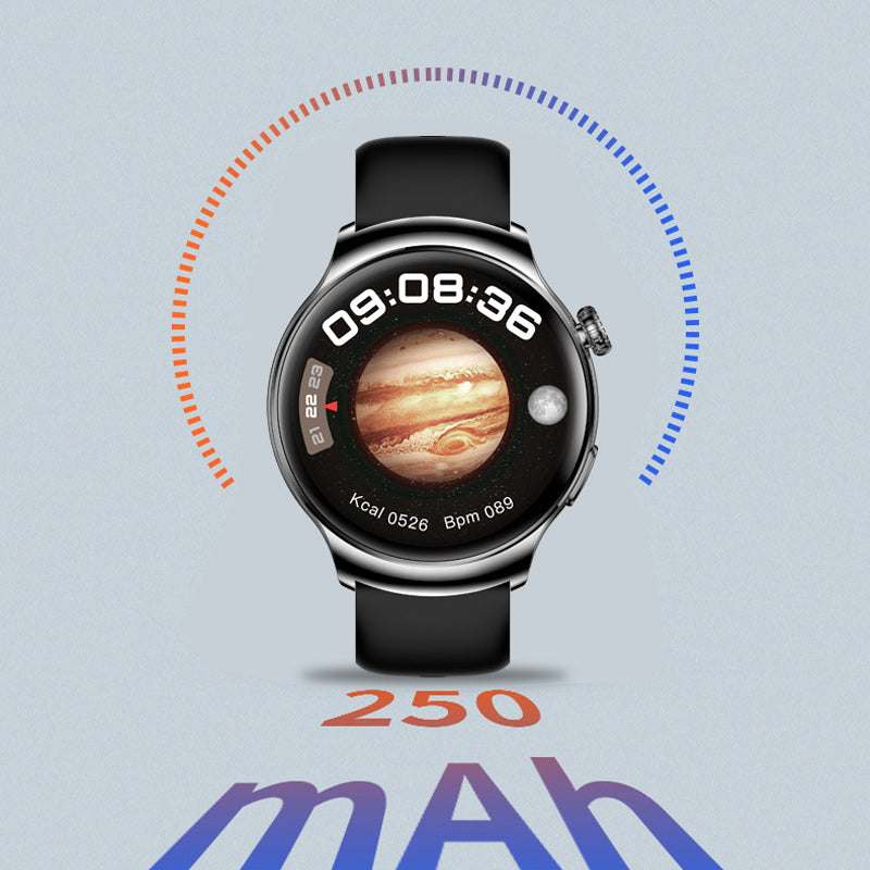🔥Multifunktionale runde Sport-Smartwatch