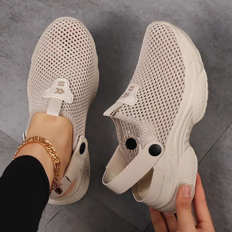 👟✨EVA-Sohlen federn jeden Schritt ab-Atmungsaktive, rutschfeste und lässige orthopädische Damen-Sneaker🚶♀️🏞️