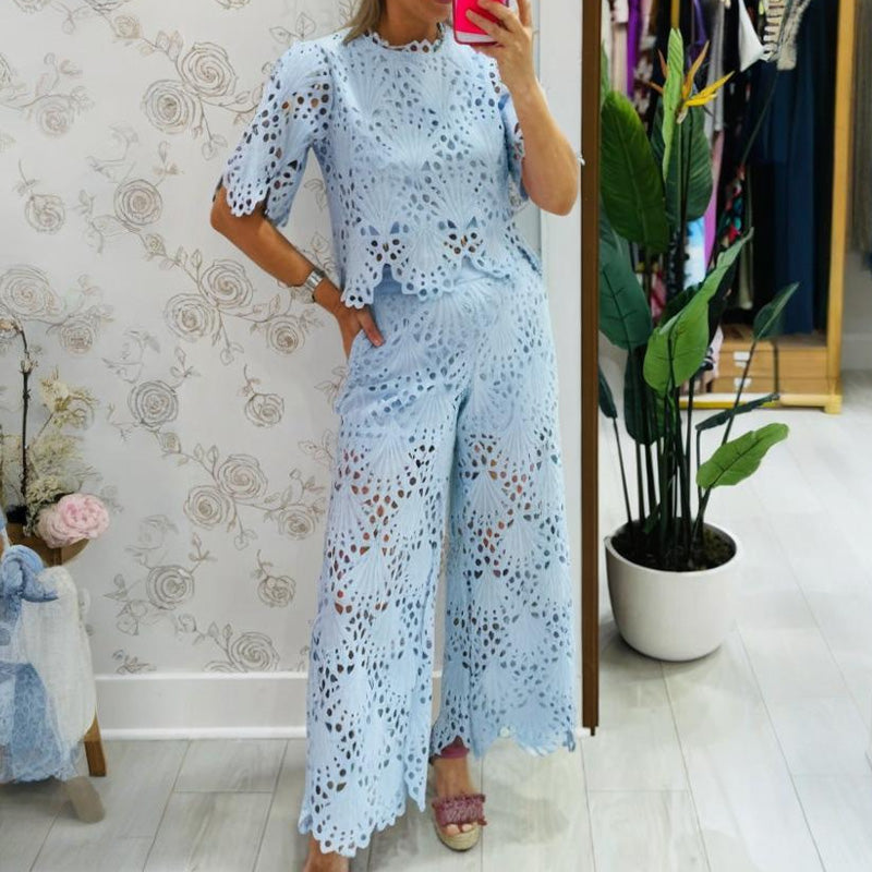 🌸 50% Rabatt auf neue Produkte 💖Zweiteilige Spitzen-Outfits für Damen