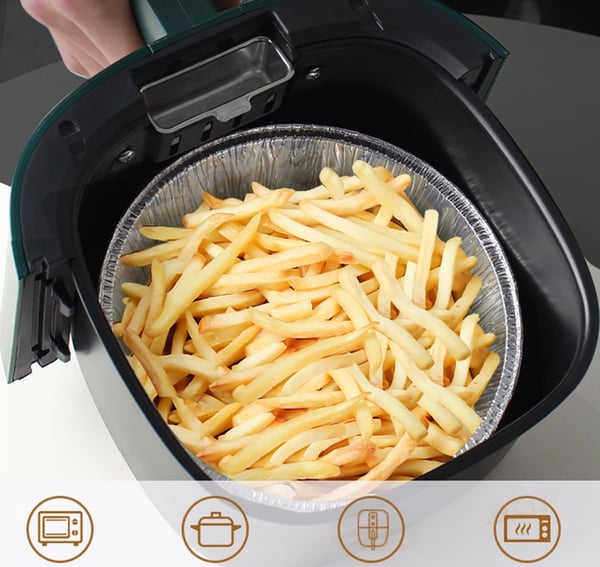 🎁Neujahrs-Beauty-Deal 2025 – 50 % RABATT🎁 🔥 50-tlg. wiederverwendbare Airfryer-Folieneinlagen