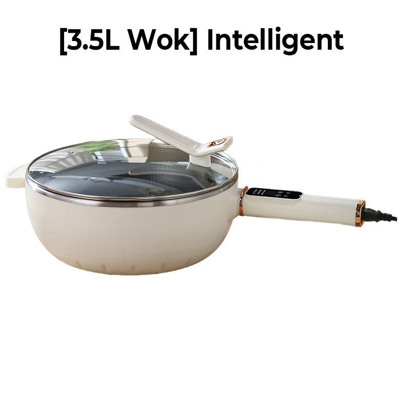 Elektrischer Wok mit Antihaftbeschichtung zum Kochen