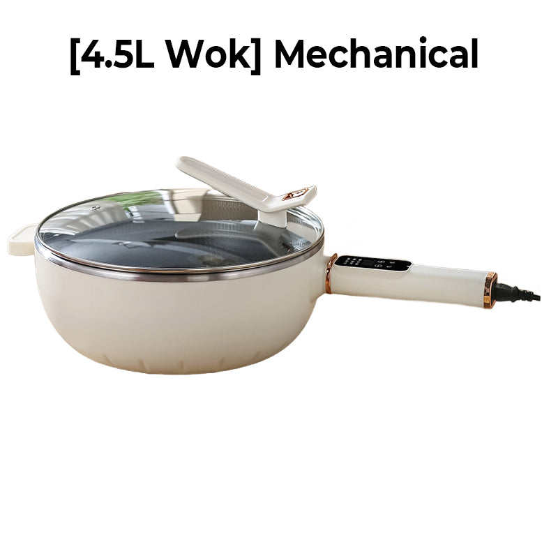 Elektrischer Wok mit Antihaftbeschichtung zum Kochen