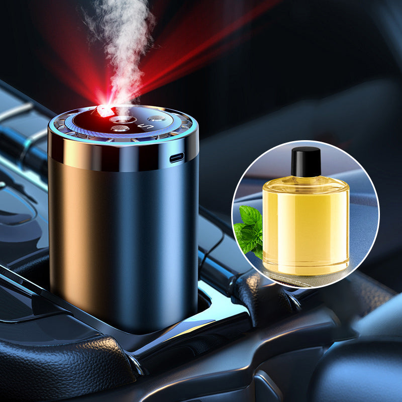 🚘 Auto-Diffusor mit Automatikstart & LED-Beleuchtung – 5x stärkerer Duft, 100% natürliche Öle, passt in jedes Fahrzeug!