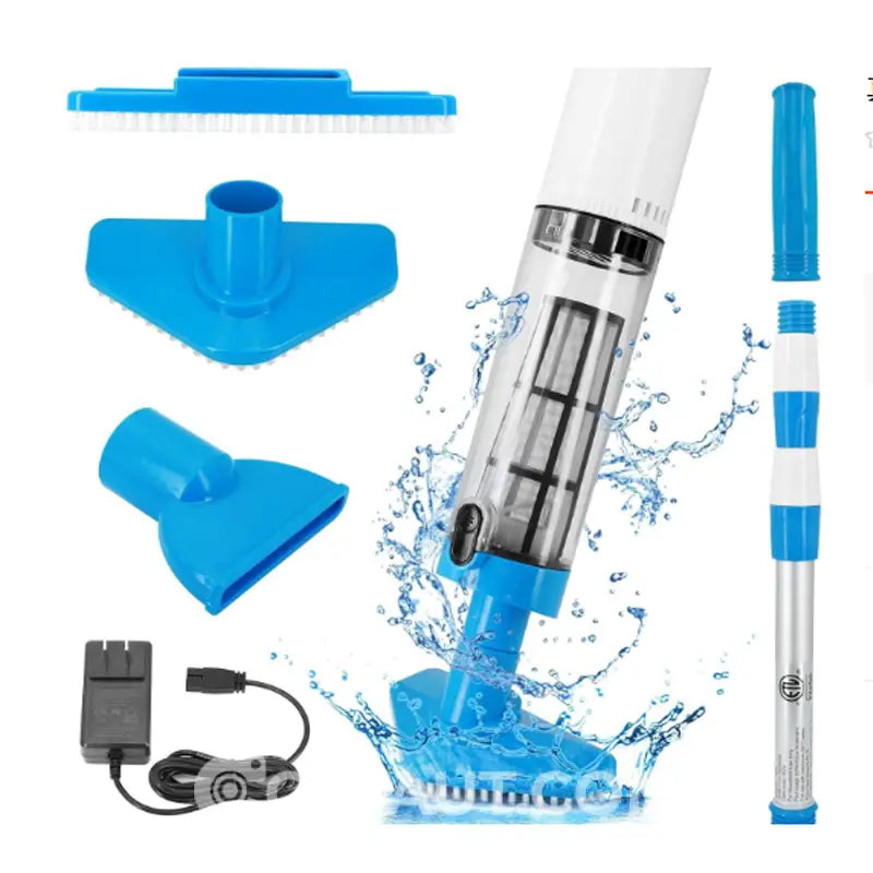 ✨3-in-1 Kabelloser Poolstaubsauger – Leicht, leise & effizient für kristallklares Wasser ✨
