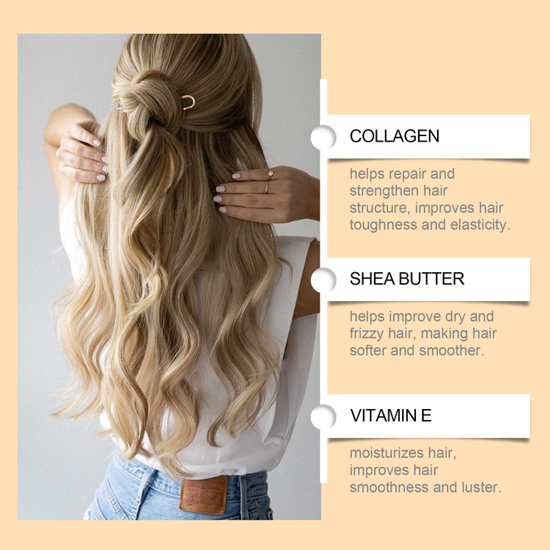 ⏳Begrenzte Zeit 50% Rabatt⏰💖Kollagen-Haarmaske für trockenes und strapaziertes Haar