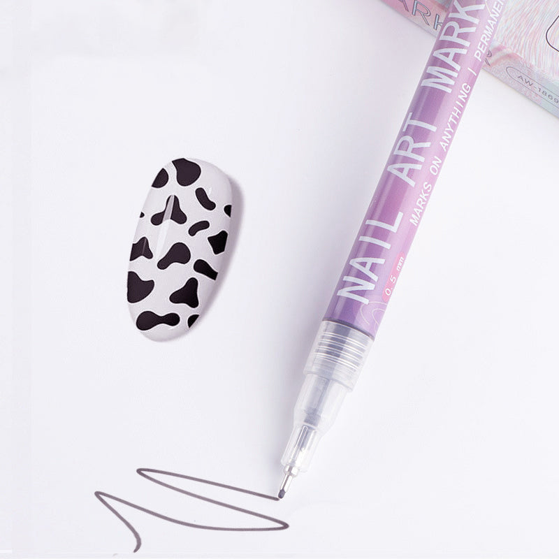 🎁Heißer Verkauf – 50 % Rabatt!✨ 12 Farben Nagelkunst-Stifte-Set für kreative Designs 💅🎨