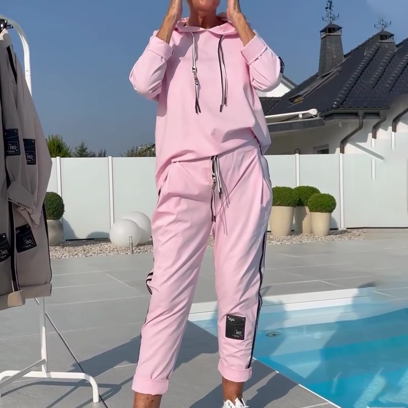 🎊2025 Neue Produkte👗🌟Damen Hoodie & Jogger-Hose 2-teiliges Casual-Set 🌟