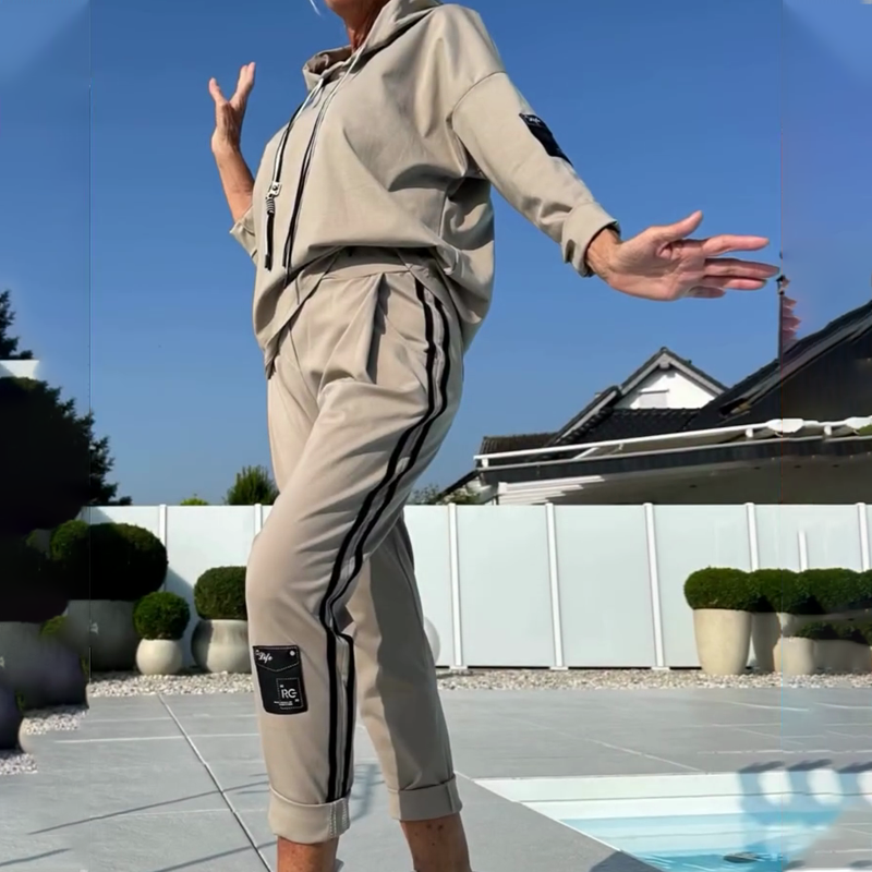 🎊2025 Neue Produkte👗🌟Damen Hoodie & Jogger-Hose 2-teiliges Casual-Set 🌟