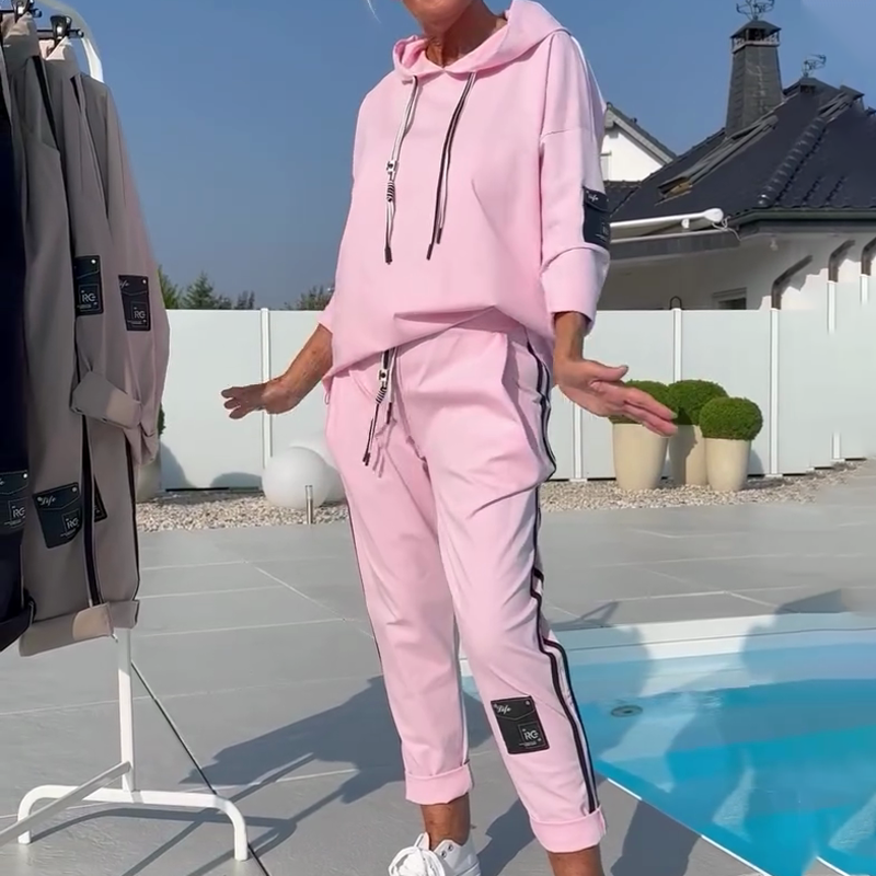 🎊2025 Neue Produkte👗🌟Damen Hoodie & Jogger-Hose 2-teiliges Casual-Set 🌟