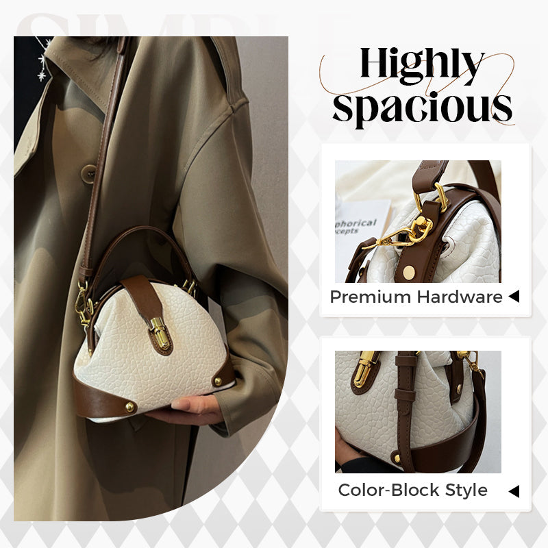 Stilvolle Tasche mit Farbblock-Design