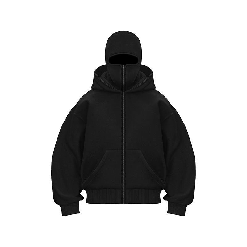 🔥Black-Friday-Mega-Angebot – 50 % Rabatt! Ninja Zip-Up Hoodie für Herren & Damen – Rundumschutz