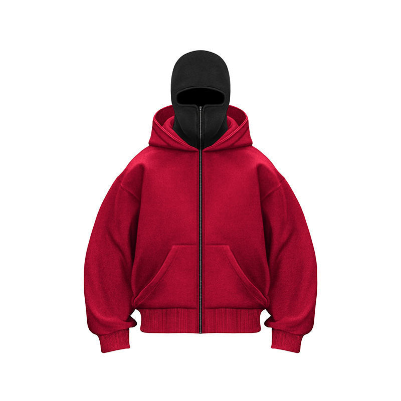 🔥Black-Friday-Mega-Angebot – 50 % Rabatt! Ninja Zip-Up Hoodie für Herren & Damen – Rundumschutz