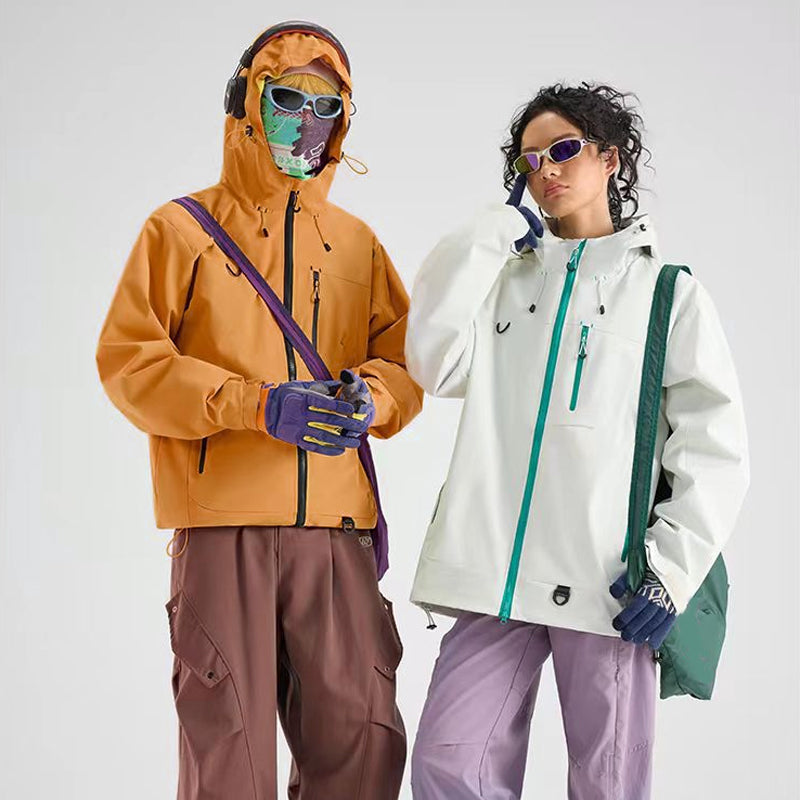 Wasserdichte Outdoor-Sportjacke mit Kapuze