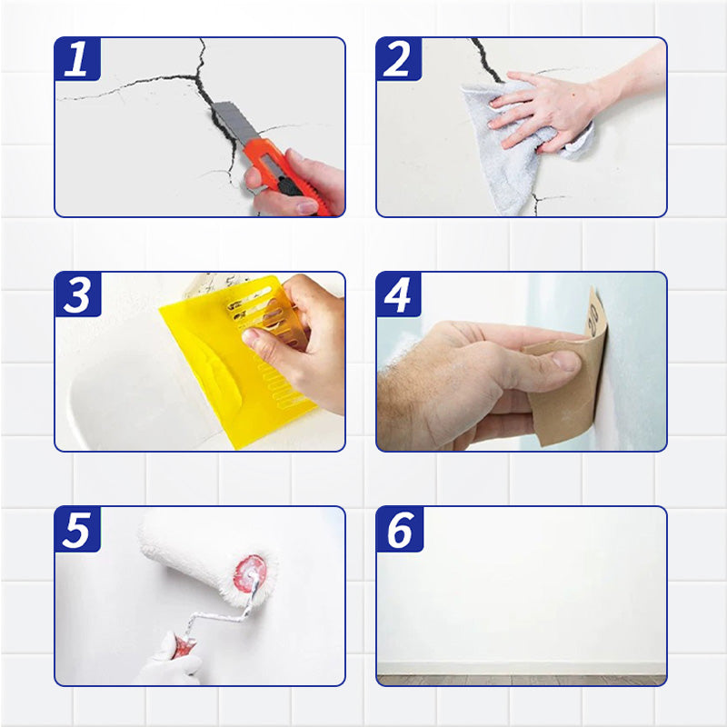 ⏳Zeitbegrenztes Angebot - 50% Rabatt⏰Elastischer rissüberbrückender Wandreparaturpaste