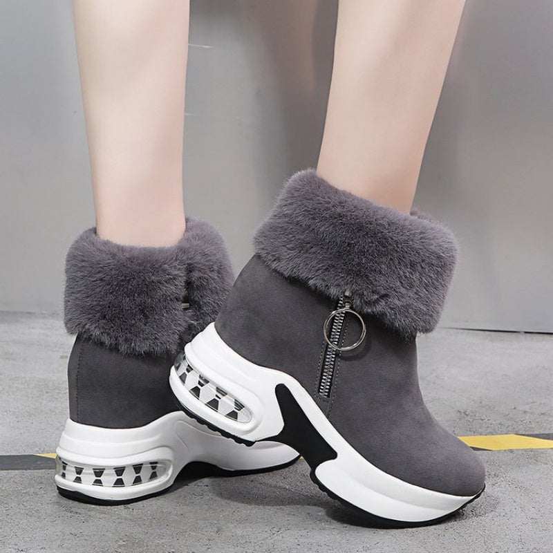 🔥Begrenzte Stückzahl verfügbar 50 % Rabatt🔥Damenstiefeletten mit dicker Sohle und Futter