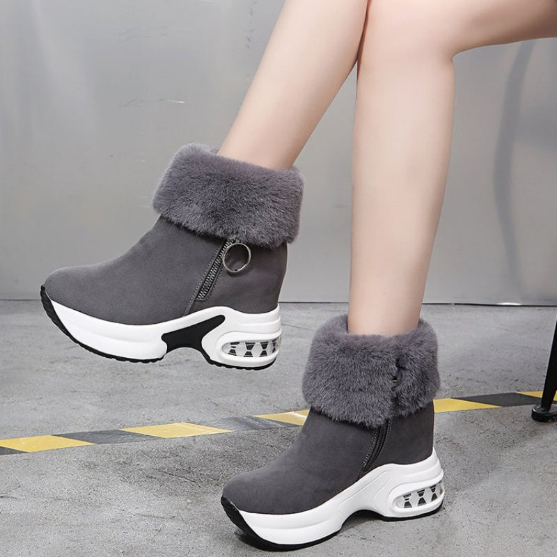 🔥Begrenzte Stückzahl verfügbar 50 % Rabatt🔥Damenstiefeletten mit dicker Sohle und Futter