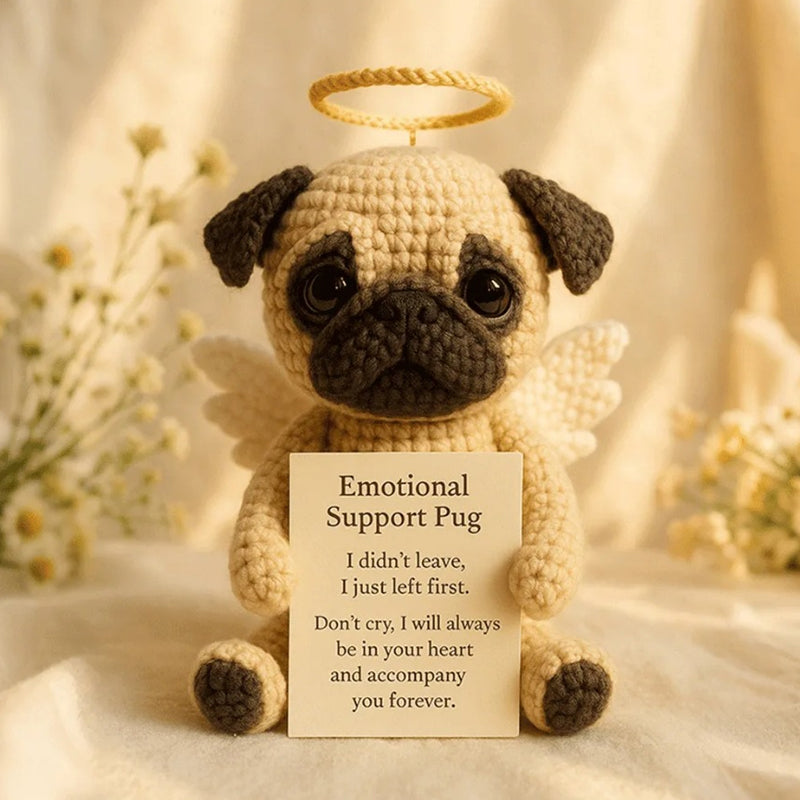 Zarte, gehäkelte Miniatur-Hunde-Andenken