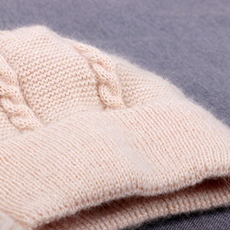 All-in-One-Strickmütze und Schal