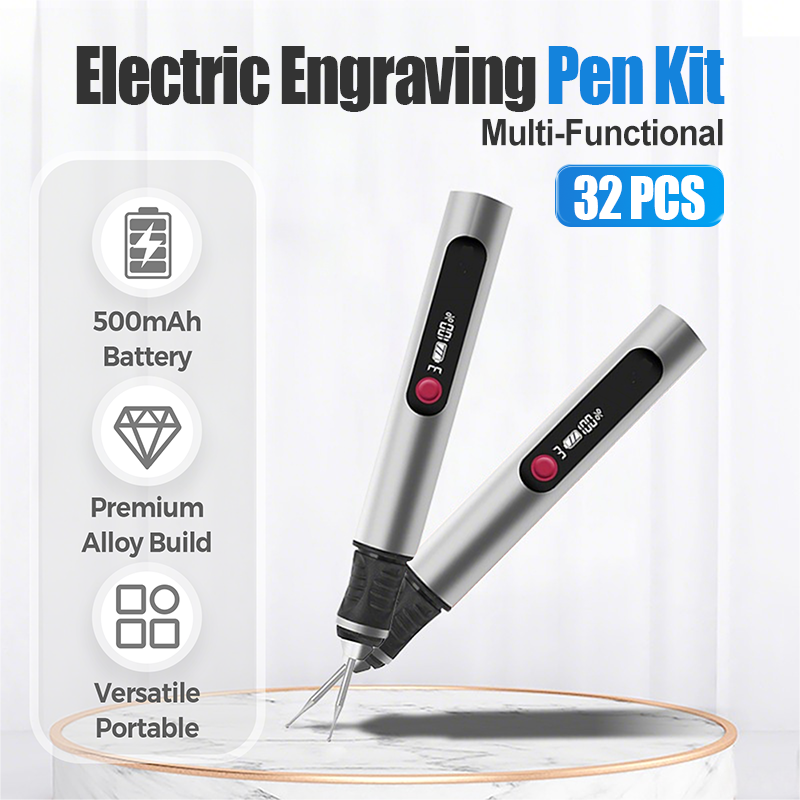 ⚡ Elektrisches Gravurstift-Set – Verwandle jede Idee sofort in Kunst!