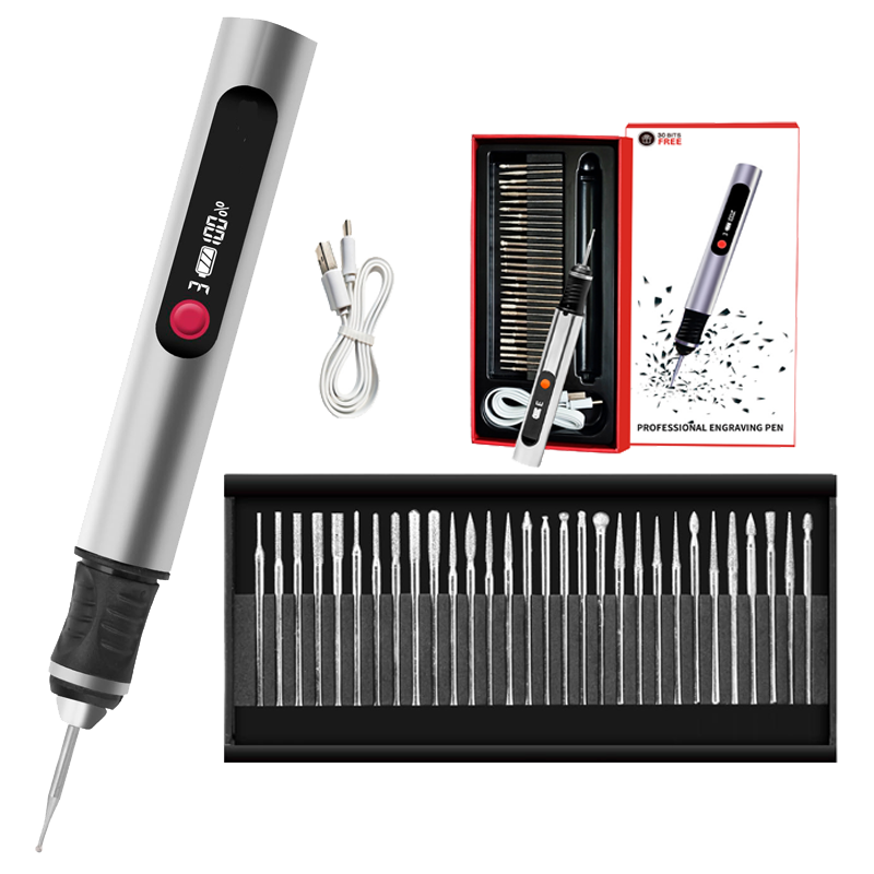 ⚡ Elektrisches Gravurstift-Set – Verwandle jede Idee sofort in Kunst!