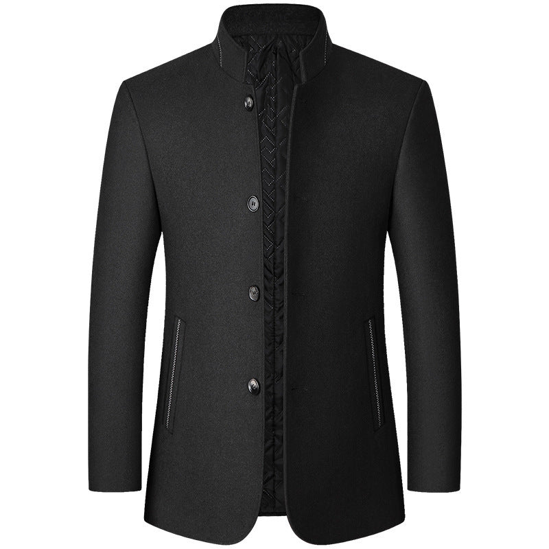 đ„Der absolute Renner 2026! Die Wolljacke, die VĂ€ter liebenđ Zhongshan-Kriegermantel mit Stehkragenâïž Warm und stylisch!