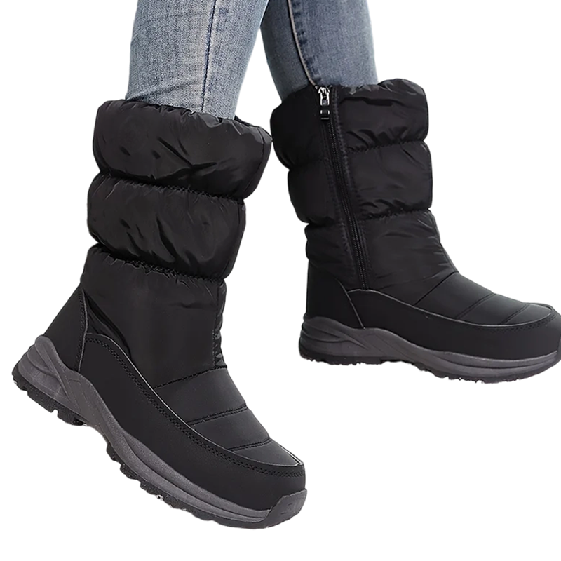 ⚡⚡ 50% Rabatt ❄️ Ultrawarme Damen-Schneestiefel mit Kunstfellfutter – Beine warm, Komfort pur im Schnee!