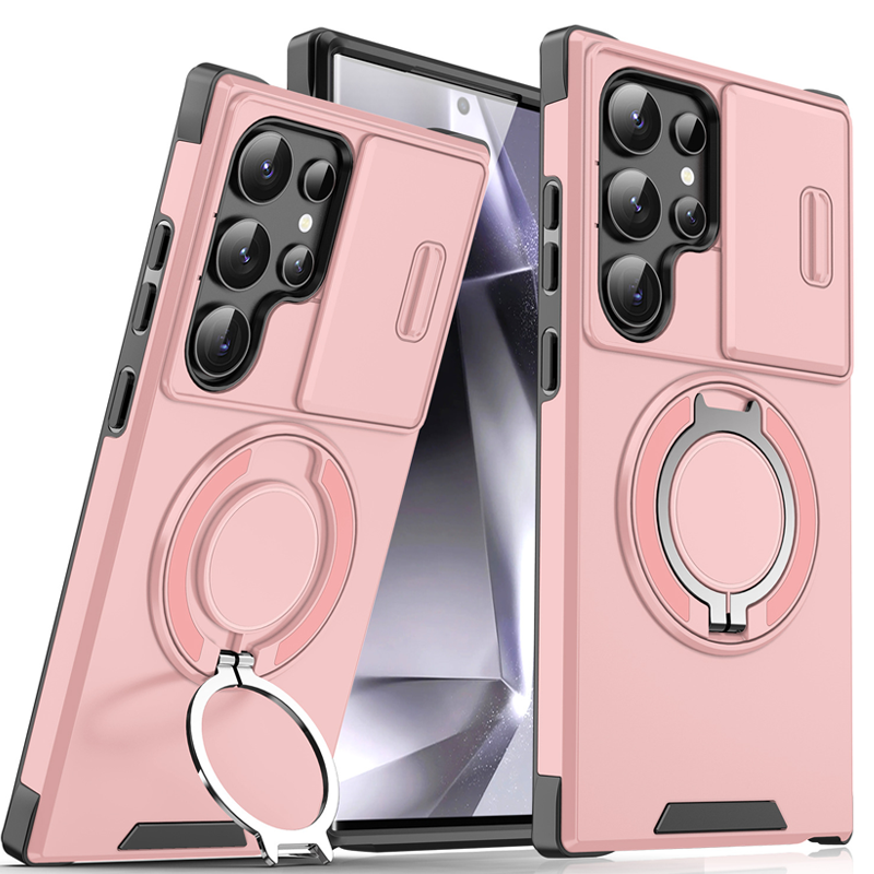 Kameraschutz-Handyhülle mit magnetischem Ständer für Samsung