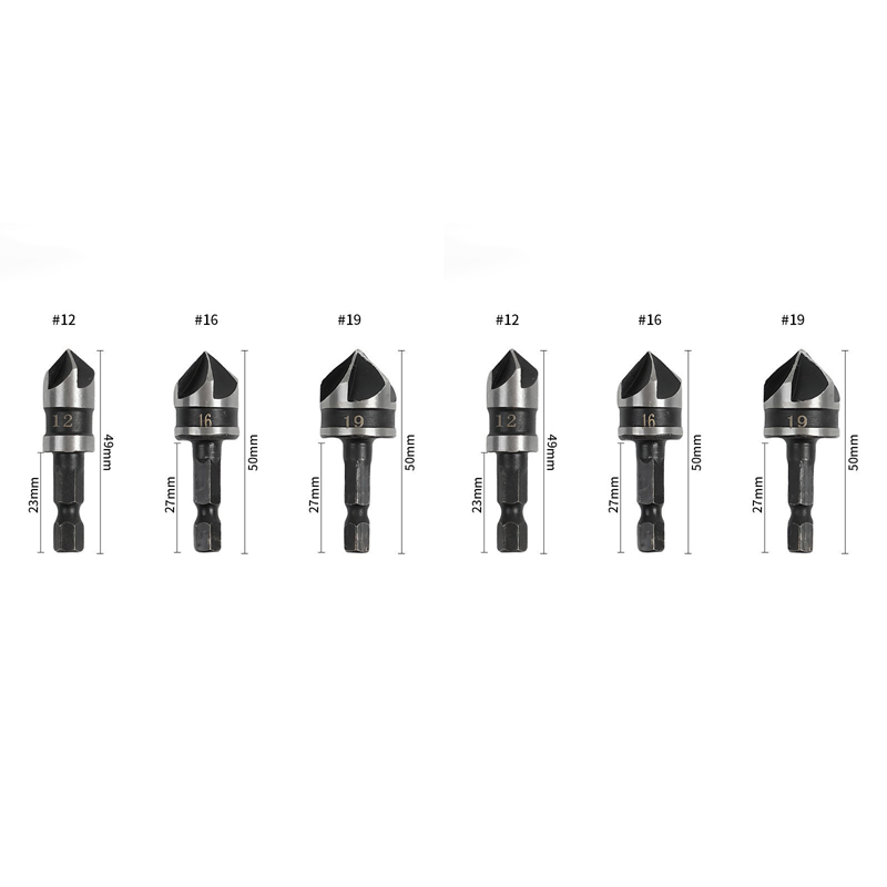 ✨ Hochkarbonstahl-Senkbohrer-Set — Professioneller Präzisionsbohrer für Holz und Metall! ✨