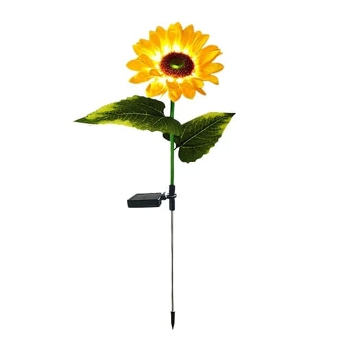 🌻🔥🔥🔥Wasserdichte Sonnenblume mit Solarpanel