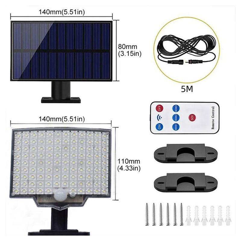 đ 50% RABATT! đŠ Solar Bewegungsmelder AuĂenleuchte â 106 LEDs, automatische Nachtaktivierung & wasserdicht â Sicher & hell fĂŒr Hof & Garten đ